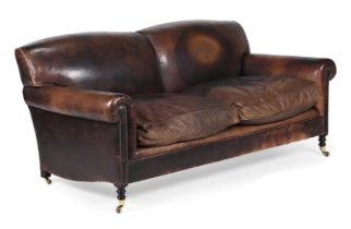 A GEORGE SMITH TWO-SEAT SOFA, MODERN