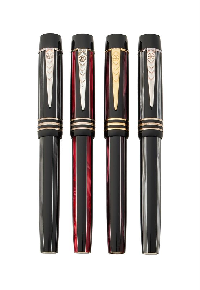 ONOTO, THE CHARLES DICKENS RANGE, FOUR LIMITED EDITION FOUNTAIN PENS