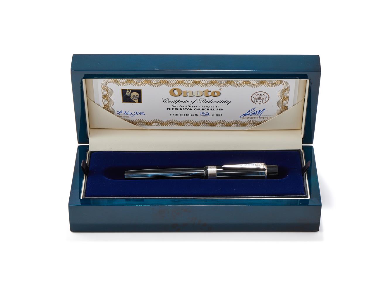 ONOTO, THE WINSTON CHURCHILL PEN, A LIMITED EDITION FOUNTAIN PEN - Image 3 of 3