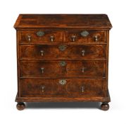 A WILLIAM AND MARY BURR YEW, WALNUT AND BURR OAK CHEST OF DRAWERS, CIRCA 1690
