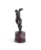 AFTER GIAMBOLOGNA, A BRONZE FIGURE 'VENUS AFTER THE BATH', ITALIAN, PROBABLY 18TH CENTURY