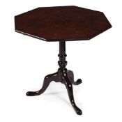 A GEORGE III MAHOGANY OCTAGONAL TRIPOD TABLE, CIRCA 1760