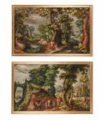 CIRCLE OF GILLIS VAN CONINXLOO (FLEMISH, 1581-1619), COURTING COUPLE BENEATH A TREE