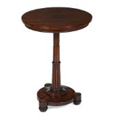 Y A GEORGE IV ROSEWOOD OCCASIONAL TABLE, CIRCA 1825