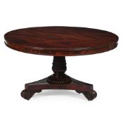 A REGENCY MAHOGANY CENTRE TABLE, ATTRIBUTED TO GILLOWS, CIRCA 1820