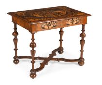 A WALNUT AND MARQUETRY SIDE TABLE, CIRCA 1690 AND LATER
