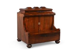 Y A RARE REGENCY ROSEWOOD COMPENDIUM TABLE DESK, BY REEVES AND WOODYER, EARLY 19TH CENTURY