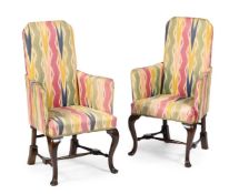 A PAIR OF GEORGE III MAHOGANY ARMCHAIRS, IRISH, CIRCA 1760