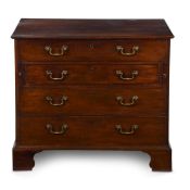 A GEORGE III MAHOGANY DRESSING CHEST OF DRAWERS, CIRCA 1780
