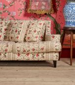 A ROBERT KIME UPHOLSTERED TWO SEAT SOFA, CONTEMPORARY