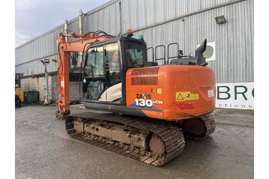 2017 Hitachi ZX130LCN-6, 700mm Steel Tracks, Hydraulic QH, Piped, Reverse Camera, A/C - Image 5 of 59