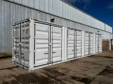 Unused 40' High Cube Container, 4 Side Doors