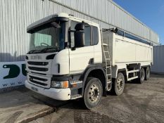 2015 Scania P410 ,8x4 Tipper Lorry, A/C, On Board Weigher, Automatic Tail Gate, Roll over Sheet. All