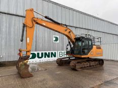 2016 Case CX210D, 700 MM Steel Tracks, Piped, A/C, 7 Ft Grading Bucket, Auto Fuel Pump, Boxing Ring,