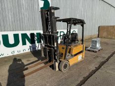 2003 1.8t , EP18T Cat Electric Fork Lift With Battery Charger ( Runs & Drive But Mast Issue)