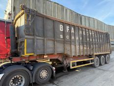 2003 Weighlifter 3STD Scrap Tipper Trailer, Barn Doors, Cat Walk Viewing Platform, 50/50 Flip Over S
