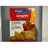 Unused Coolspec Longlife Anti freeze 20L