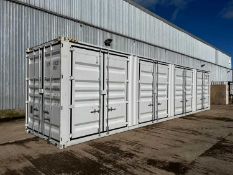 Unused 40' High Cube Container, 4 Side Doors