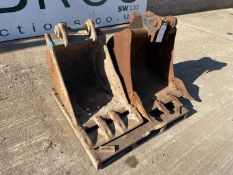 Buckets To Suit 5-8T Excavator, 50mm Pin 28" 20" (2 Of)