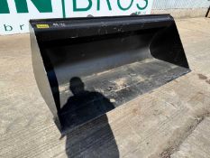 Unused 90" 1 Cube , Strickland Front Bucket For Caterpillar/ Manitou Telehandler