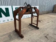 Kinshoffer 234-20 Hydraulic Rotating Block Grab to suit Crane