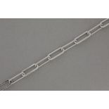 nice bracelet in white gold (18 carat) with 1,10 carat of very high quality brilliant cut diamonds