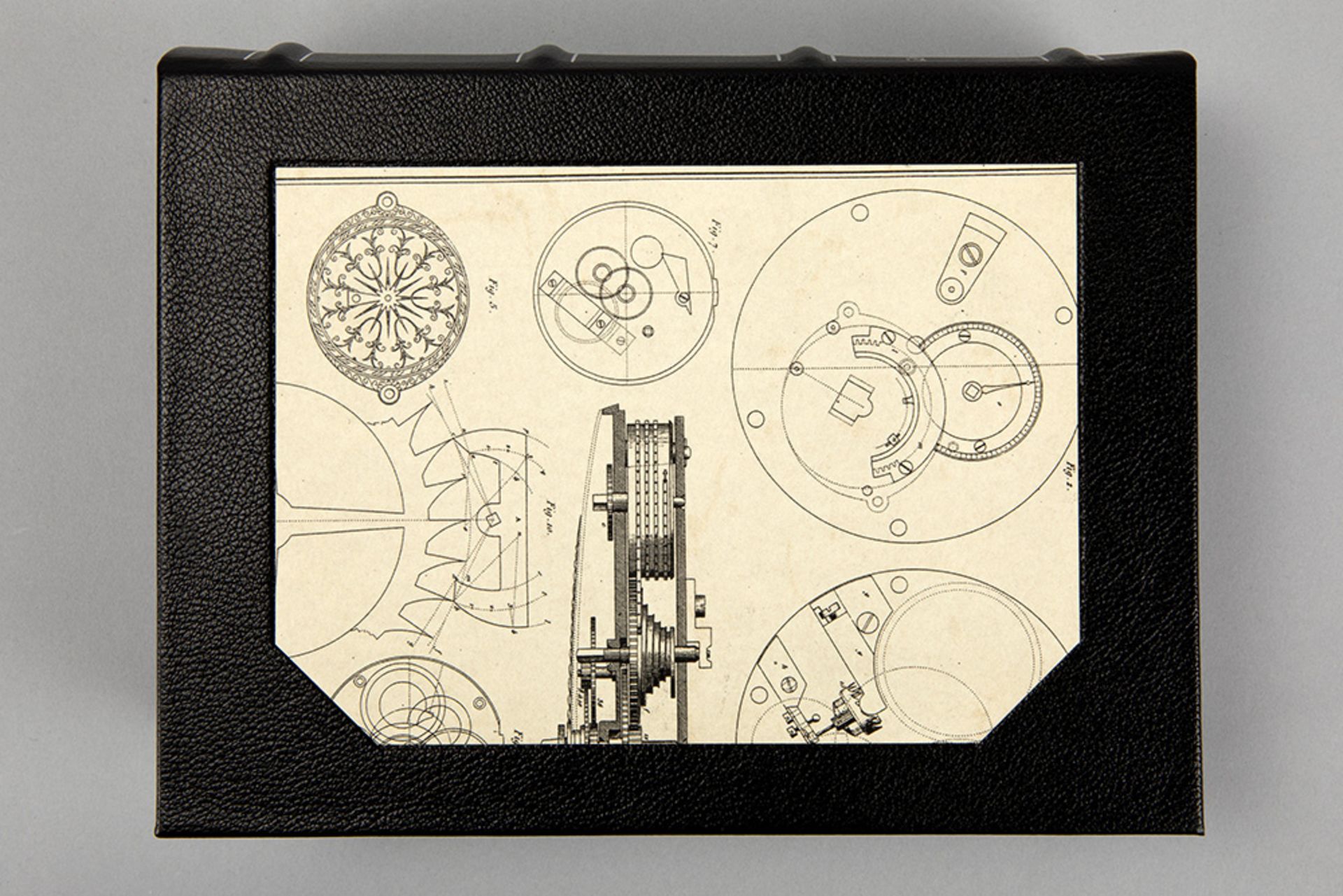completely original Louis Moinet marked "Date Scope" automatic skeleton wristwatch in steel - with i - Bild 7 aus 8