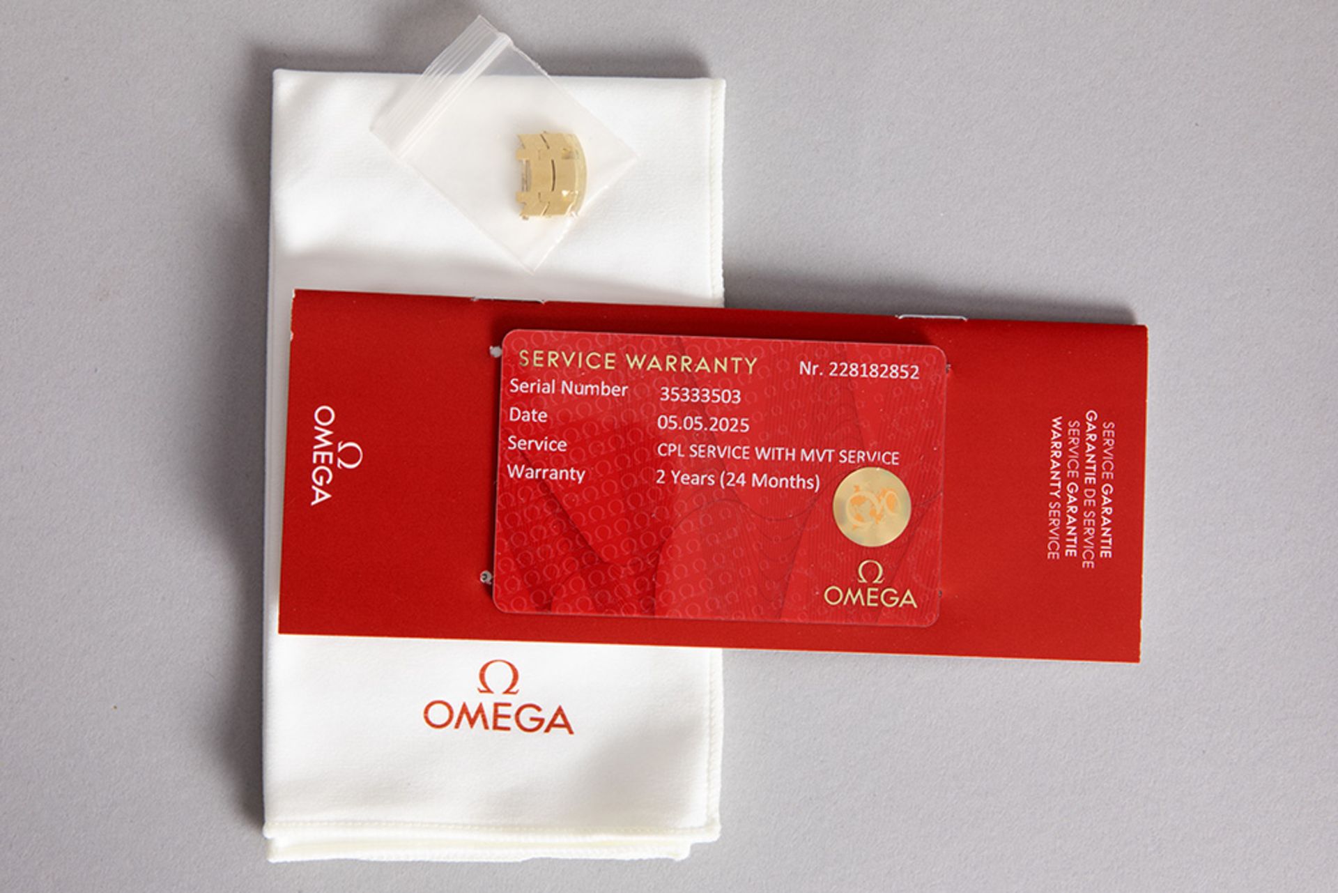 very rare handmade completely original "Omega - Louis Brandt de luxe (First Series)" automatic wrist - Bild 5 aus 9