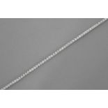 nice bracelet in white gold (18 carat) with ca 4 carat of very high quality brilliant cut diamonds