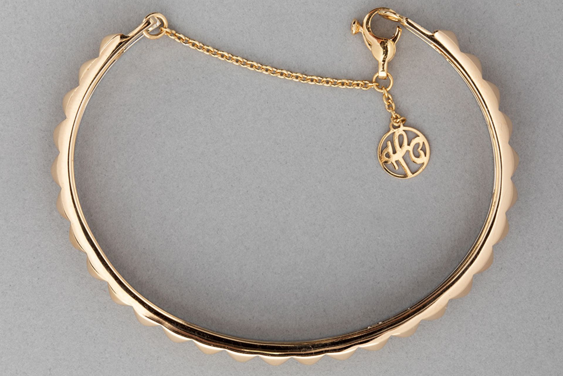 Hulchi Belluni bracelet in white and pink gold (18 carat) with ca 0,75 carat of high quality brillia - Bild 2 aus 2