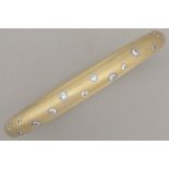 very nice bracelet in yellow gold (18 carat) with 1 carat of in platinum set top quality brilliant c