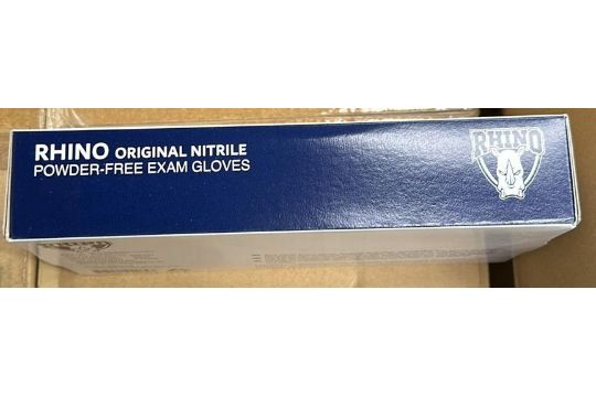 960 BOXES OF RHINO BLUE NITRILE XL GLOVES PACKS OF 100 EXP 02/26 - Image 2 of 4