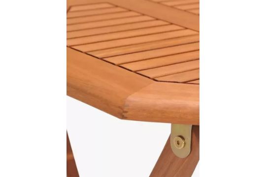 BRAND NEW JOHN LEWIS VENICE 4-SEAT FOLDING EUCALYPTUS WOODEN GARDEN BISTRO SET RRP £448.50 - Image 5 of 5