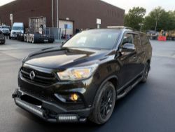 2020 SSANGYONG MUSSO SARACEN AUTO – 2.2 DIESEL – PICKUP – 108K MILES – 1 OWNER – BLACK – TOP SPEC