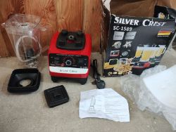 SILVER CREST - SC-1589 MULTIFUNCTIONAL BLENDER - HEAVY DUTY - RED - BRAND NEW IN ORIGINAL BOX