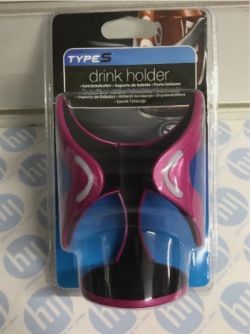 756 X BRAND NEW METALLIC DRINK HOLDER PINK