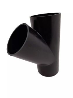 JOBLOT OF 109X HDPE BRANCH 45° DEGREE 160MM X 160 MM WAVIN BLACK 4009725