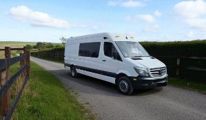 **(ONLY 24K MILEAGE)** 2016 MERCEDES-BENZ SPRINTER 516CDI TRW LWB CREW VAN
