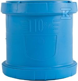 JOBLOT X 216 UNITS PP SLIDING SLEEVE SOCKET D110 LOW NOISE DBLUE SEWAGE SYSTEM VMP 110 00000D X 6