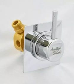 SHOWER VALVE CHROMED MODERN BATHROOM BRASS COVER PLATE DIVERTOR VALVE L6919AA