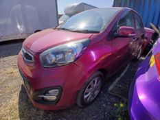 **(ONLY 82K MILEAGE)** 2014 KIA PICANTO 2 – 1.0 PETROL HATCHBACK >>--NO VAT ON HAMMER--<<