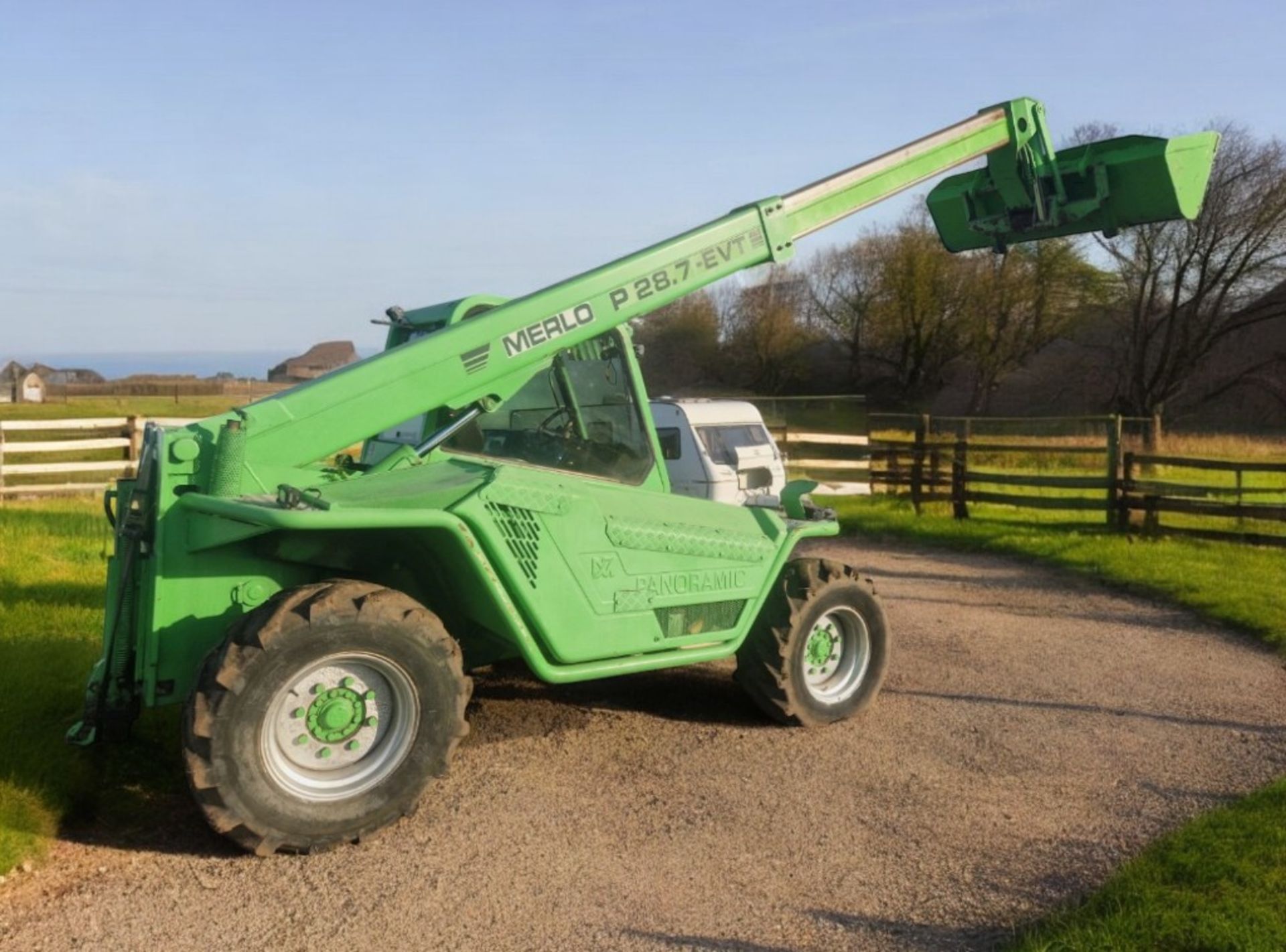 Merlo Telehandler with Forks and BucketMake: MerloType ...