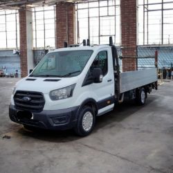 **(ONLY 104K MILEAGE)** 2021 FORD TRANSIT 350 LEADER 130BHP 2.0 TDCI RWD L4H1 DROPSIDE PICKUP