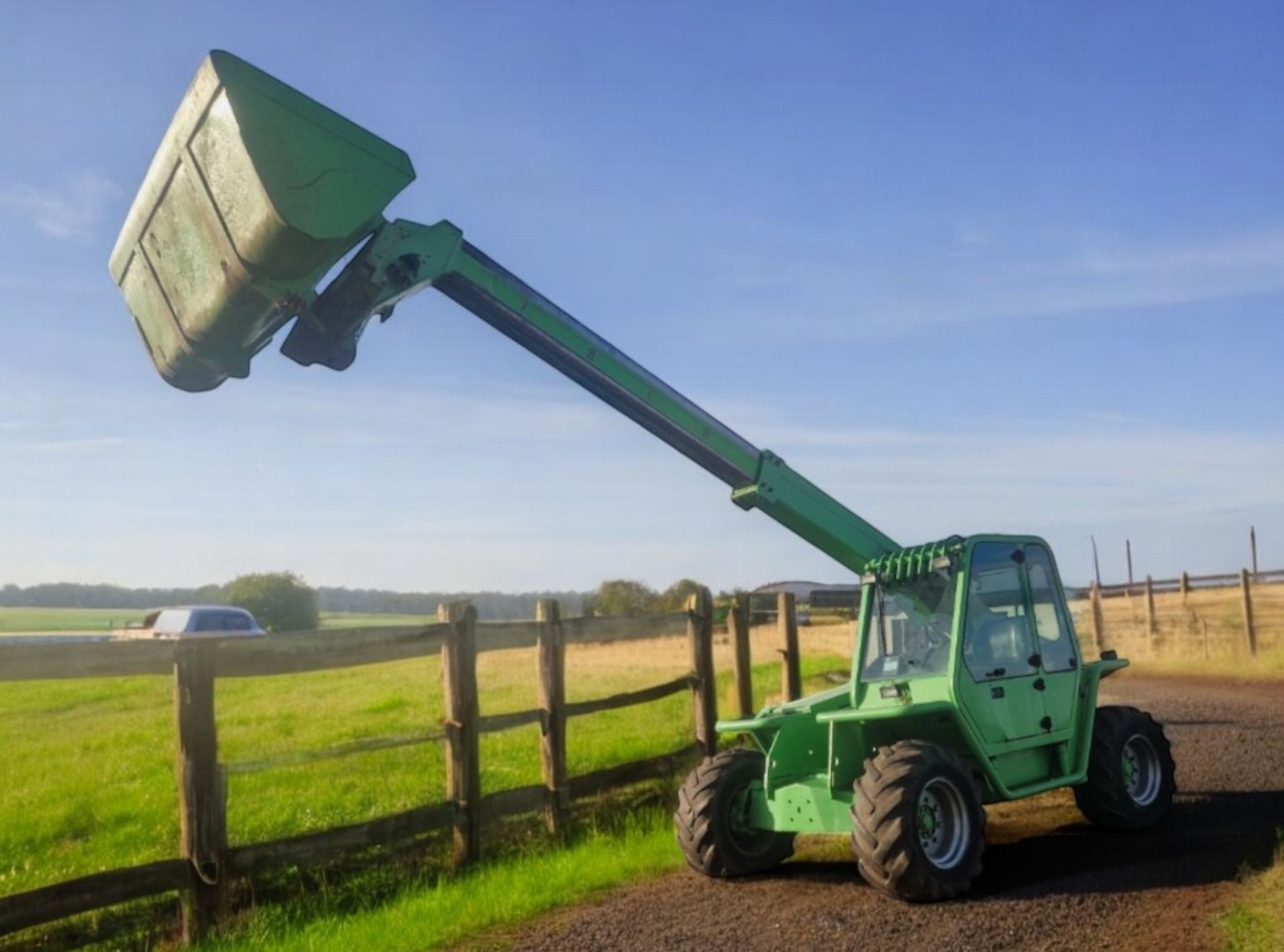 Merlo Telehandler with Forks and BucketMake: MerloType ...