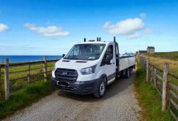 2021 FORD TRANSIT 350 LEADER XLWB L4HI DROPSIDE WITH TAIL LIFT>>--NO VAT ON HAMMER--<<