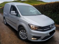 2017 VOLKSWAGEN CADDY C20 HIGHLINE TDI (2.0 TDI) – SILVER>>--NO VAT ON HAMMER--<<