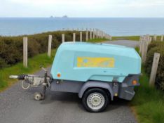 ATLAS COPCO XAS88 ROAD TOWABLE COMPRESSOR – 2021 – 115 HOURS – 5.0 M³/MIN (175 CFM)