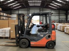 2018 TOYOTA 02-8FGF18 LPG FORKLIFT