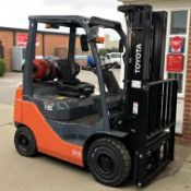 2019 TOYOTA 02-8FGF15 LPG FORKLIFT