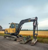 VOLVO EC55B MIDI EXCAVATOR – 5 TON – 2004